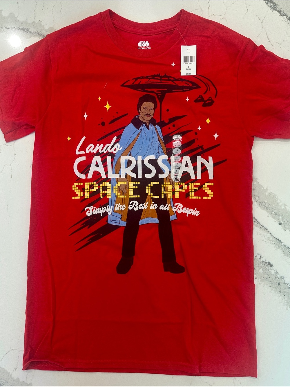 Star Wars Lando Calrissian “Space Capes” Graphic Tee – Small NWT